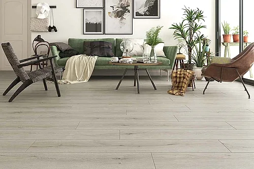 Audacity 12mm Laminate Flooring White Oak Built-in Underlay