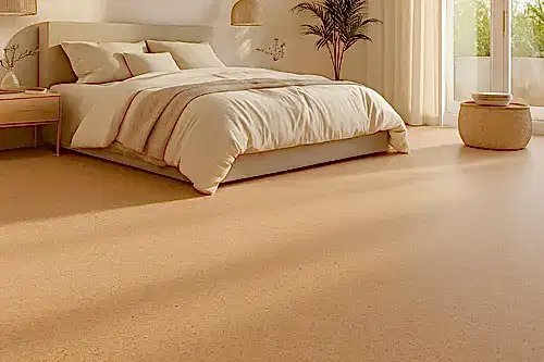Natural Cork 9.5mm Click Flooring Cream