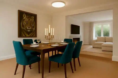 Natural Cork 9.5mm Click Flooring Neutral