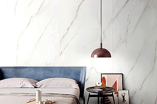 Emperador Marble White Polished Porcelain  Tile