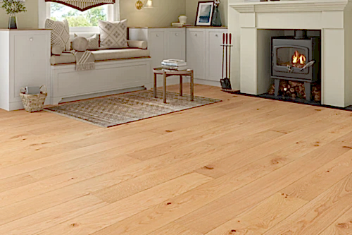 Galleria Engineered Rustic Oak Flooring 20mm x 190mm Atticus Brushed UV Oiled