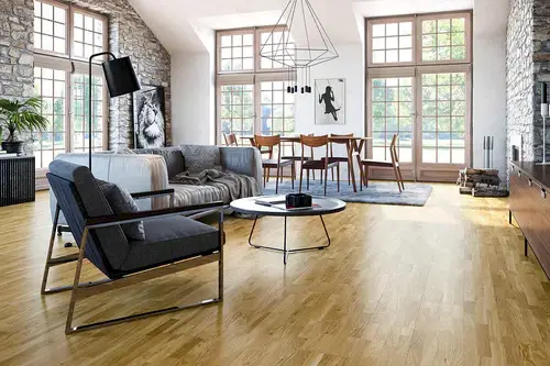 Home Choice Engineered European Rustic Oak Flooring 14mm x 207mm 4 Strip Lacquered