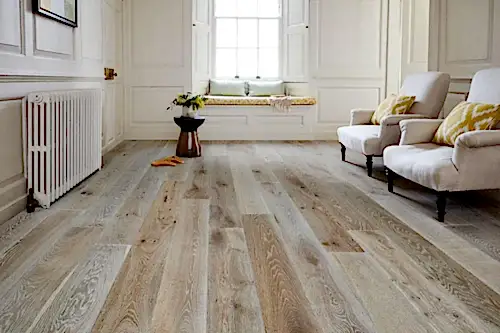 Galleria Professional Engineered European Rustic Flooring 20mm x 190mm White Fumed Brushed & Oiled