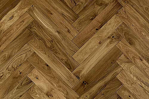 Galleria Professional Engineered Rustic Oak Herringbone Flooring 20mm x 90mm Natural Brushed & Oiled