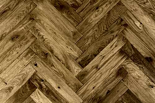 Galleria Professional Engineered Rustic Oak Herringbone Flooring 20mm x 90mm Natural Lacquered