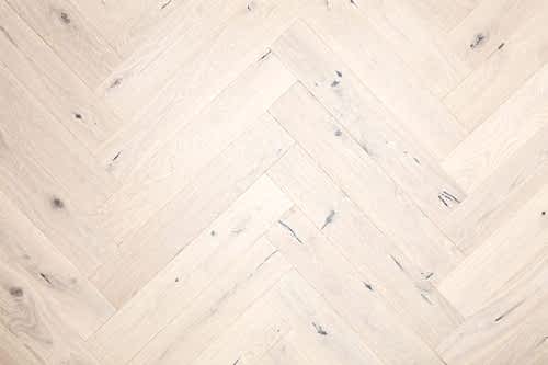Home Choice Herringbone Engineered European Rustic Oak Flooring 14mm x 130mm Cappuccino Lacquered