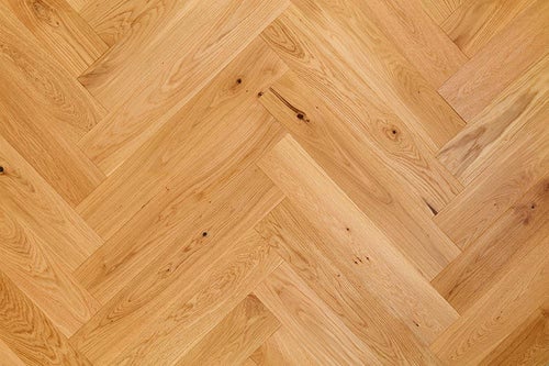 Home Choice Herringbone Engineered European Select Oak Flooring 14mm x 130mm Caramel Lacquered