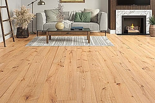 Galleria Engineered Rustic Oak Flooring 20mm x 190mm Jenson Smooth UV Lacquered