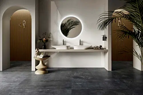 Crema Stone Grey Matt Porcelain  Tile