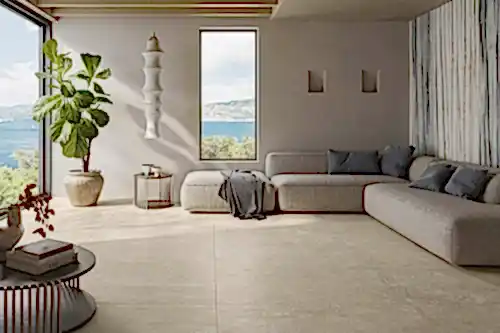 Crema Stone White Matt Porcelain  Tile