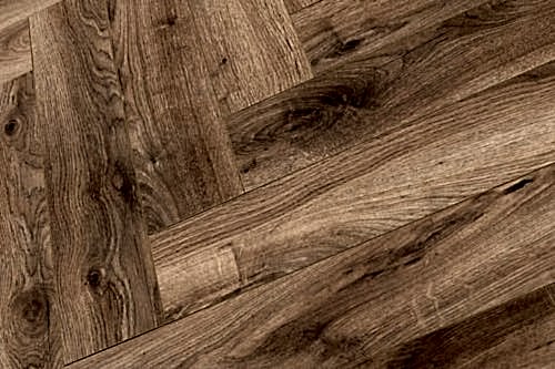 Series Woods 8mm Herringbone Laminate Flooring Golden Oak