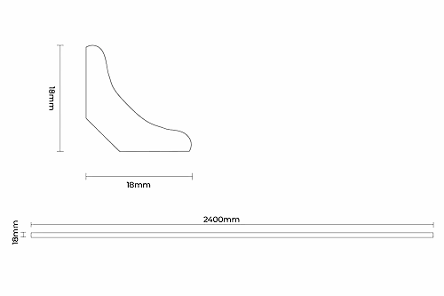 Series Laminate Scotia 2.4m FC13