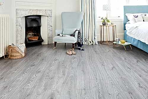 Series Woods 12mm Laminate Flooring Grey Oak
