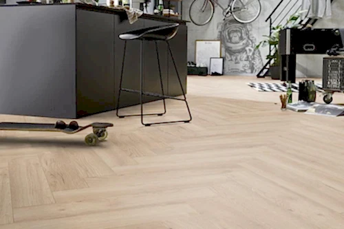 Series Woods 8mm Herringbone Laminate Flooring Roma Oak
