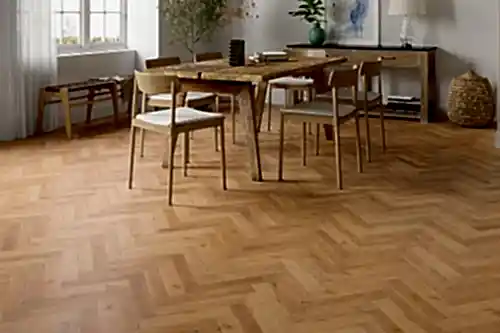 Galleria Professional Solid European Rustic Oak Herringbone Flooring 18mm x 70mm Natural UV Lacquered