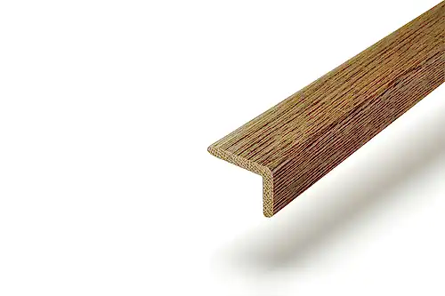 Solid Hardwood Stair Nosing 1m Espresso Natural Oak