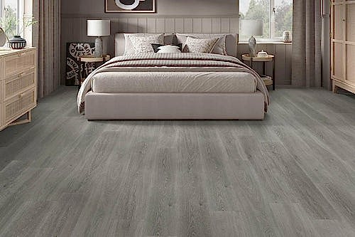 Spectra Luxury Rigid Core Click Vinyl Flooring Pewter Grey Oak Plank