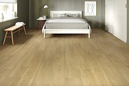 Spectra Luxury Rigid Core Click Vinyl Light Fawn Oak Plank Built-in Underlay