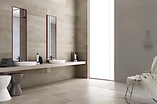 Ivano Concrete Off White Matt Porcelain Tile