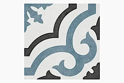 Liliana Concrete Blue Gaudi Matt Porcelain Tile