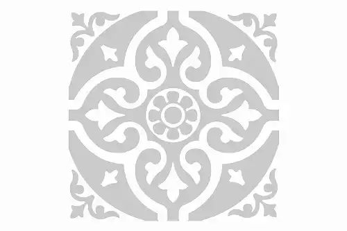 Valeria Concrete Grey Ornamental Matt Porcelain Tile