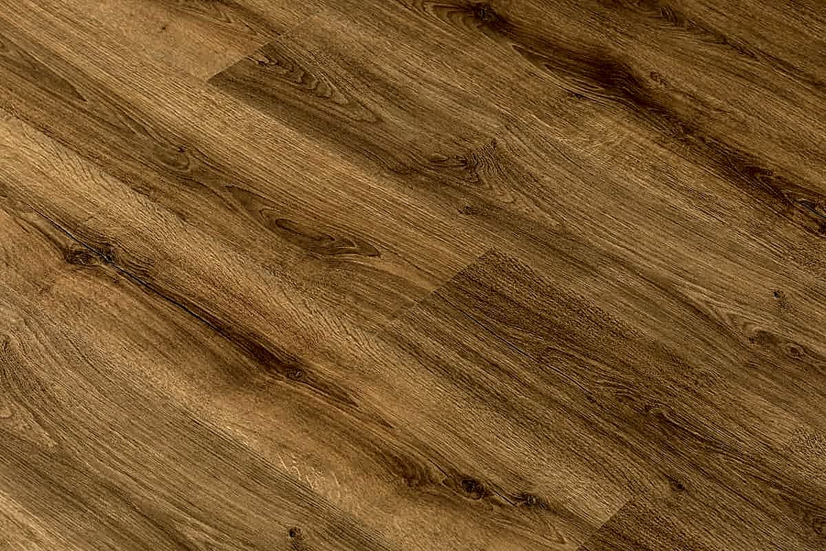Spectra Luxury Acoustic Rigid Core Click Vinyl Roasted Peanut Oak Plank Built-in Underlay